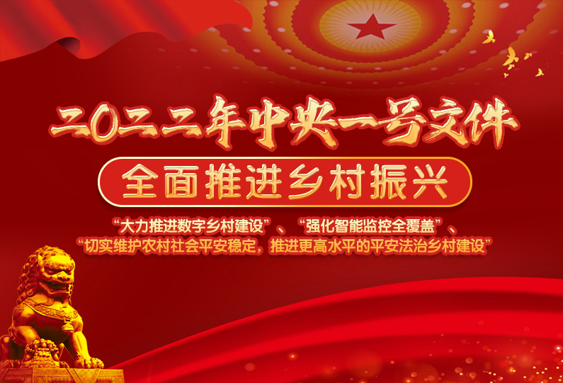 2022年中央一號文件發布，智慧安防產業有哪些“大錢景”？